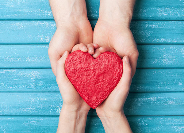 corazón solidaridad